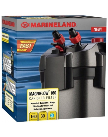 Marineland Magniflow Canister Filter - Magniflow 160 Canister Filter (160 GPH - 30 Gallons)