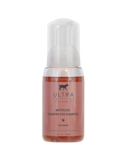 Nilodor Ultra Collection Waterless Foaming Shampoo for Dogs Mango Scent - 8 oz